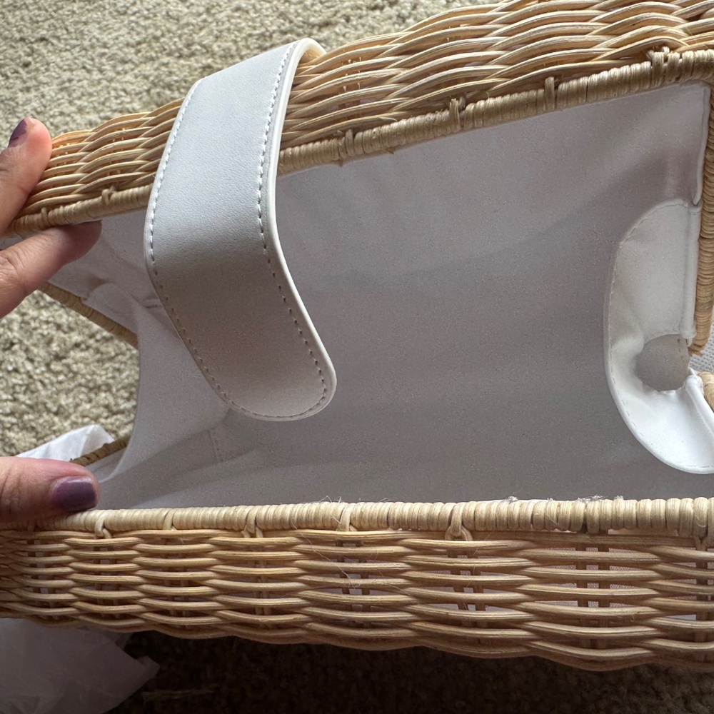 Modern Picnic White wicker lunchbox - Picture 6 of 6